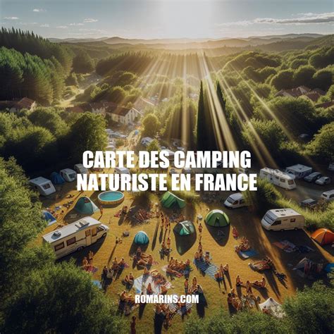 Photos des campings naturistes en France 